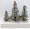 Department 56 Set of 3 Pine Trees Village Accessories
