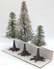 Department 56 Set of 3 Pine Trees Village Accessories