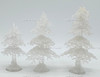 Department 56 Icy Trees Small Set of 3 Village Accessories 2000 Item 52889