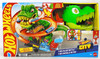 Hot Wheels City T-Rex Blaze Battle & 1:64 Scale Die-Cast Toy Car​​