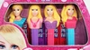 PEZ Barbie 1.74 Ounce Gift Tin Set of 4 2012 by Mattel 8267