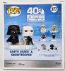 Funko POP Star Wars Battle at Echo Base Darth Vader and Snowtrooper Figure 377