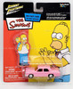 The Simpsons Johnny Lightning Homer's Car Die Cast Vehicle Playing Mantis 38001
