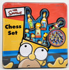 The Simpsons Chess Set with Laminated Fold-Up Playing Board Cardinal 52971