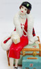 Holiday Voyage Barbie Limited Edition Porcelain Figurine 1998 Hallmark NIB