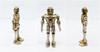 1979 Zee Toys Metal Man Questar Robot 3.5 inch Die Cast Action Figure Zylmex