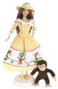 Barbie and Curious George Doll Set Keepsake Treasures Collection 2000 Mattel NEW
