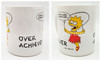 The Simpsons Over Achiever Mug Fill'Er Up Man 1990 Presents by Hamilton Gifts