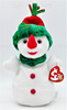 Ty Beanie Baby Christmas Jingle Beanie Snowgirl 8.5 inch Plush New with Tag