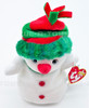 Ty Beanie Baby Christmas Jingle Beanie Snowgirl 8.5 inch Plush New with Tag