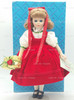 Madame Alexander 1990 Noel The First Porcelain Christmas Doll W/Stand NIB