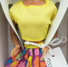 Barbie 1981 Magic Curl 3856 Yellow Print Fashion USED