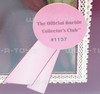 Victorian Barbie w/Cedric Bear The Official Barbie Collector's Club #1137 NRFB