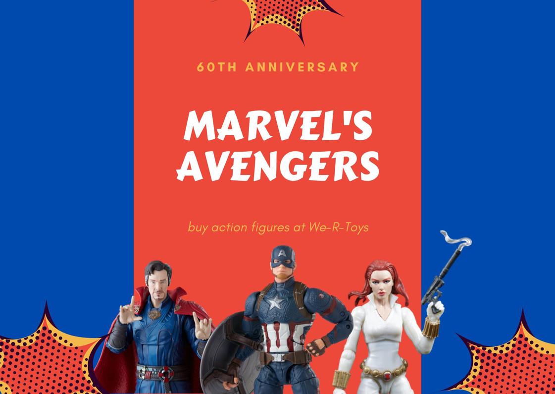 Buy Marvel Action Figures to Celebrate 60 Years of The Avengers WeRToys