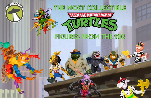 Collectible TMNT Figures from the 90s