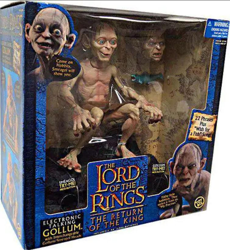 Lord of the Rings Return of the King Electronic Talking Gollum Figure