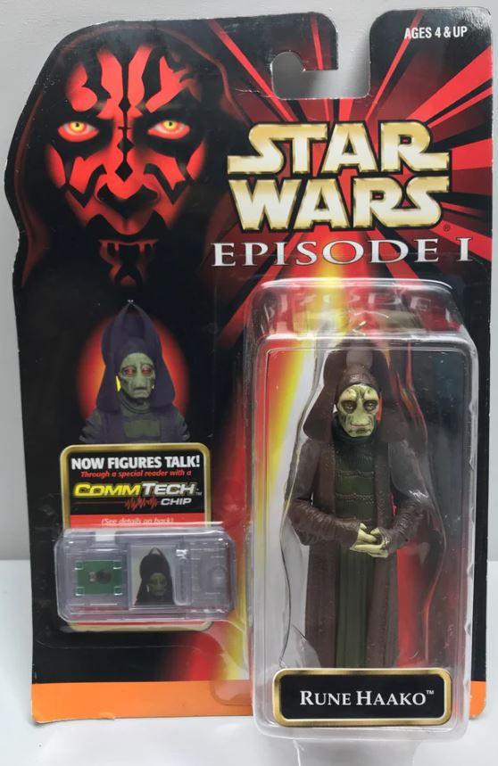 Star Wars Episode I The Phantom Menace Rune Haako CommTech Action ...