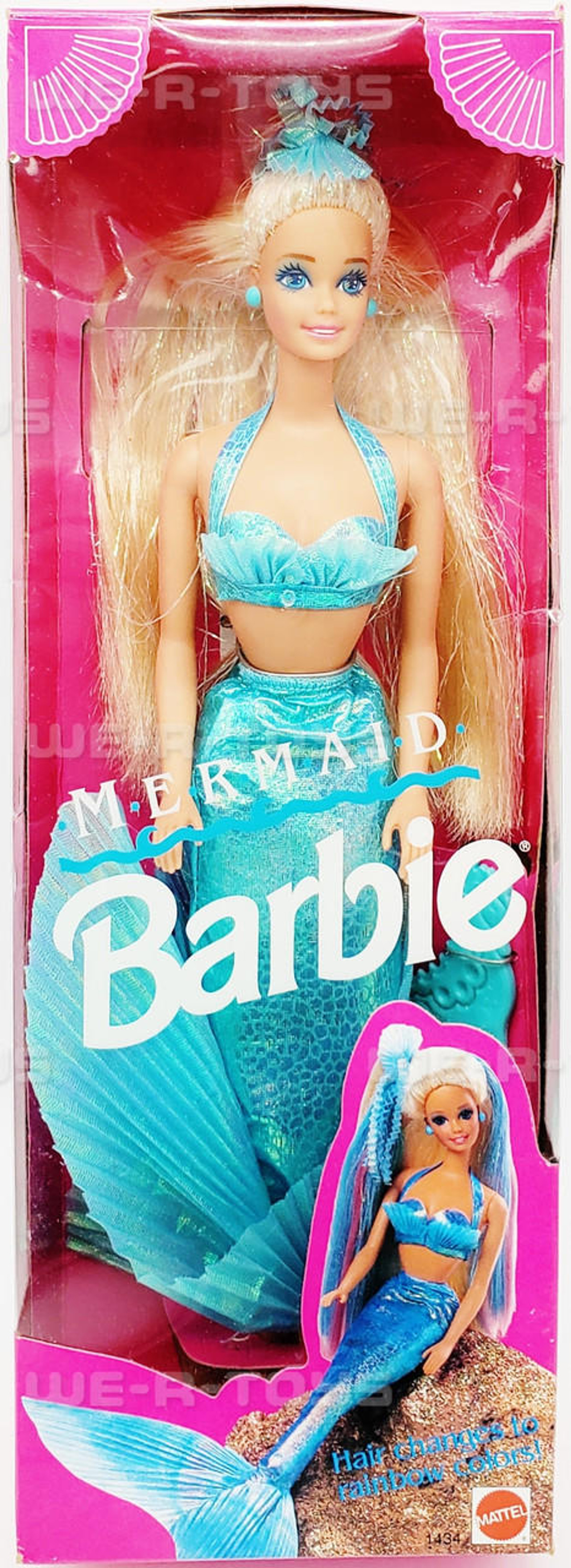 Barbie Mermaid Doll Mattel 1991 No 1434 Used We R Toys