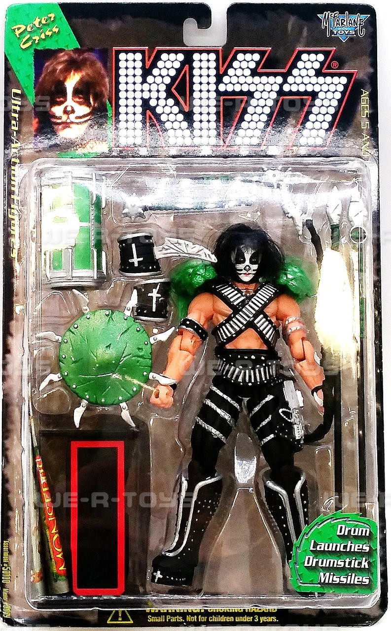 Figurine KISS – Peter Criss – Vinyle 18 Cm – Stronghold – 2002 – Neuve Sous Emballage