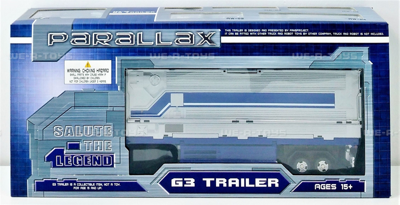 FansProject Parallax TFX-02 G3 Trailer Set for Transforming Robots 