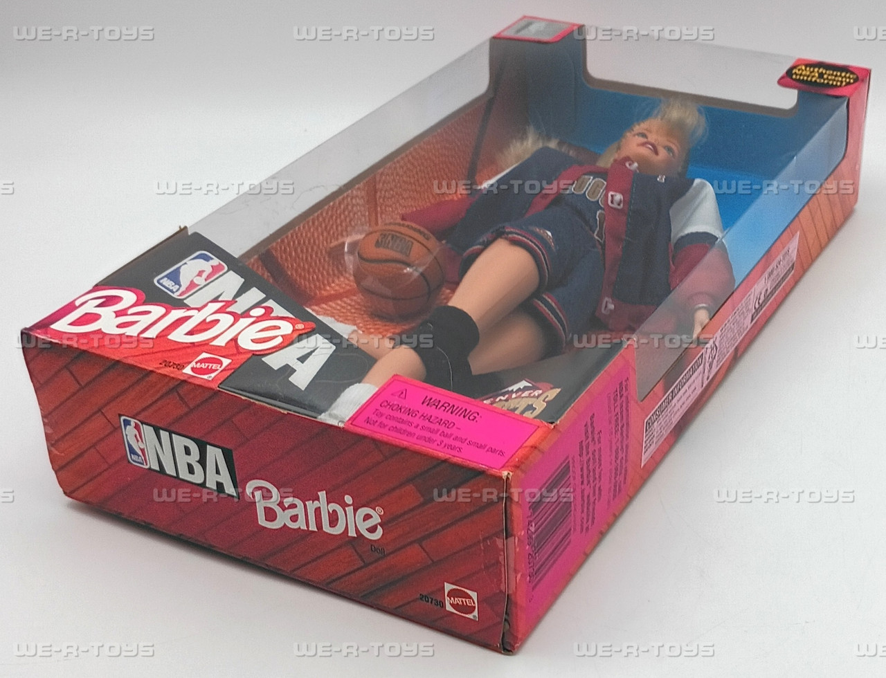 NBA Denver Nuggets Barbie Doll Blonde In Basketball Uniform 1998