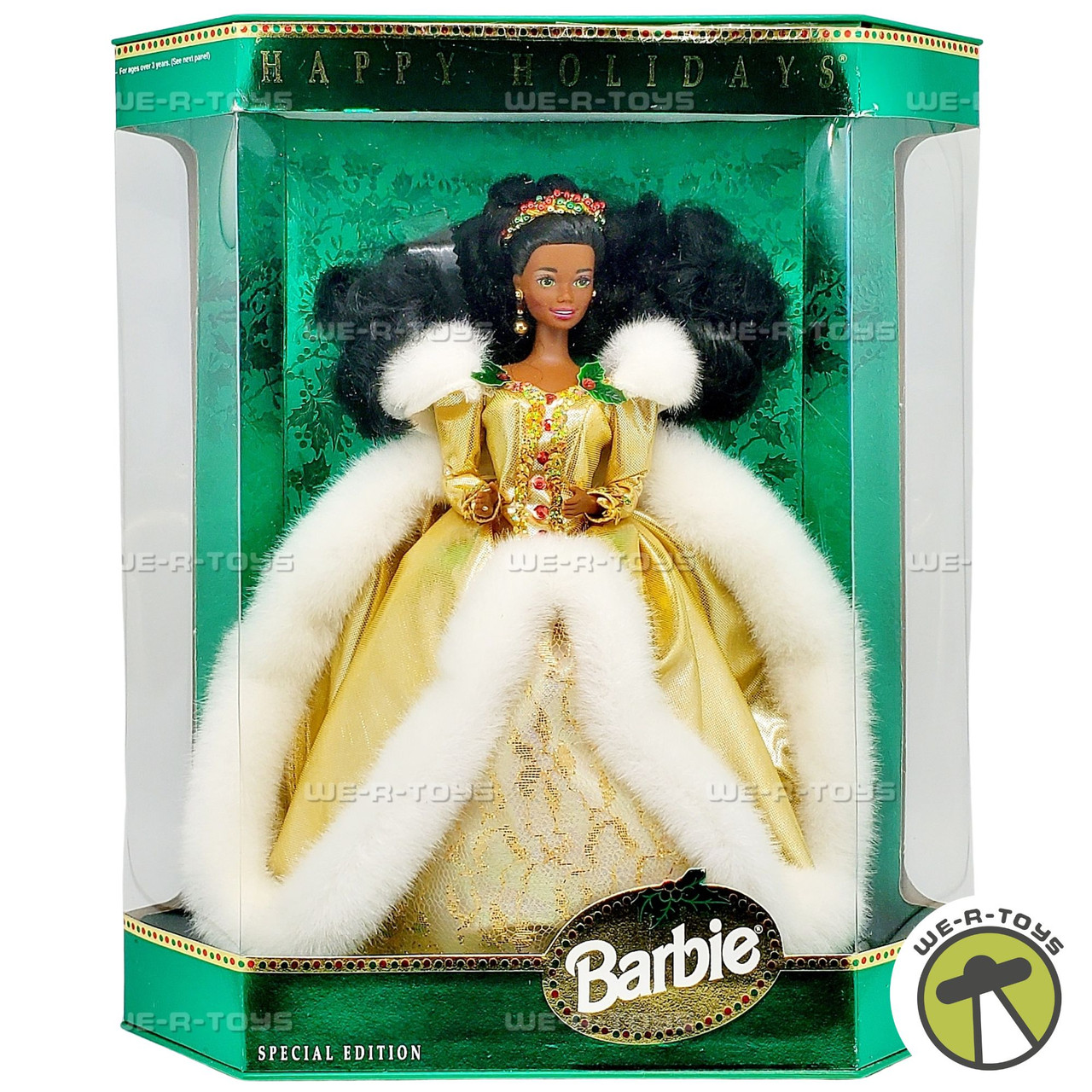 1994 Happy Holidays African American Special Edition Barbie Doll