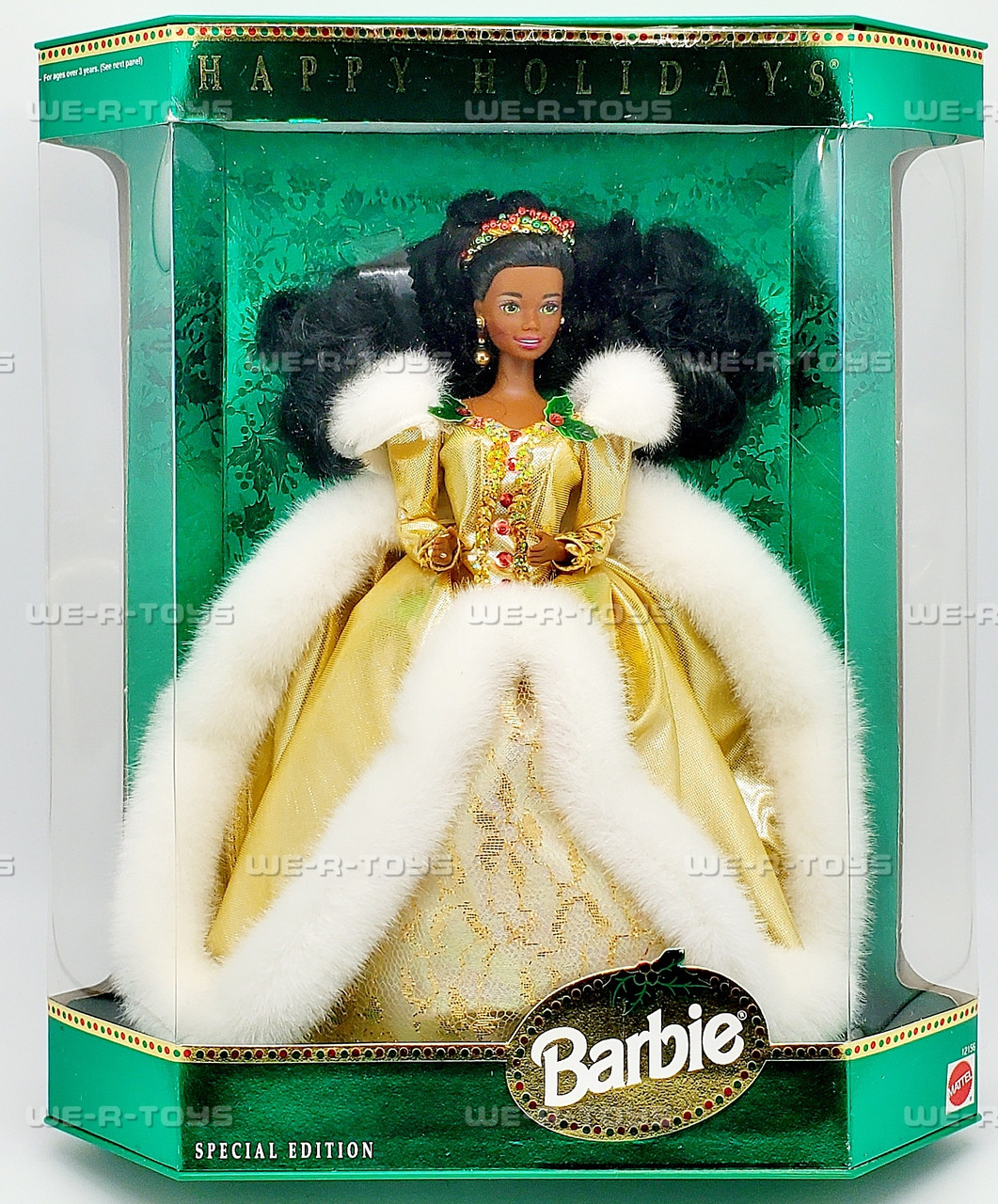 1994 Happy Holidays African American Special Edition Barbie Doll
