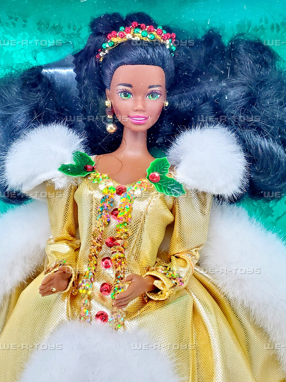 1994 Happy Holidays African American Special Edition Barbie Doll