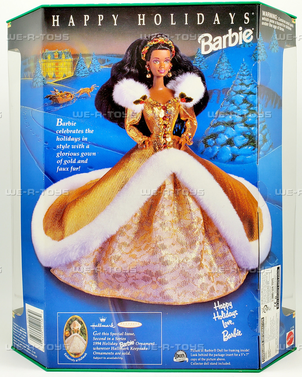 1994 Happy Holidays African American Special Edition Barbie Doll