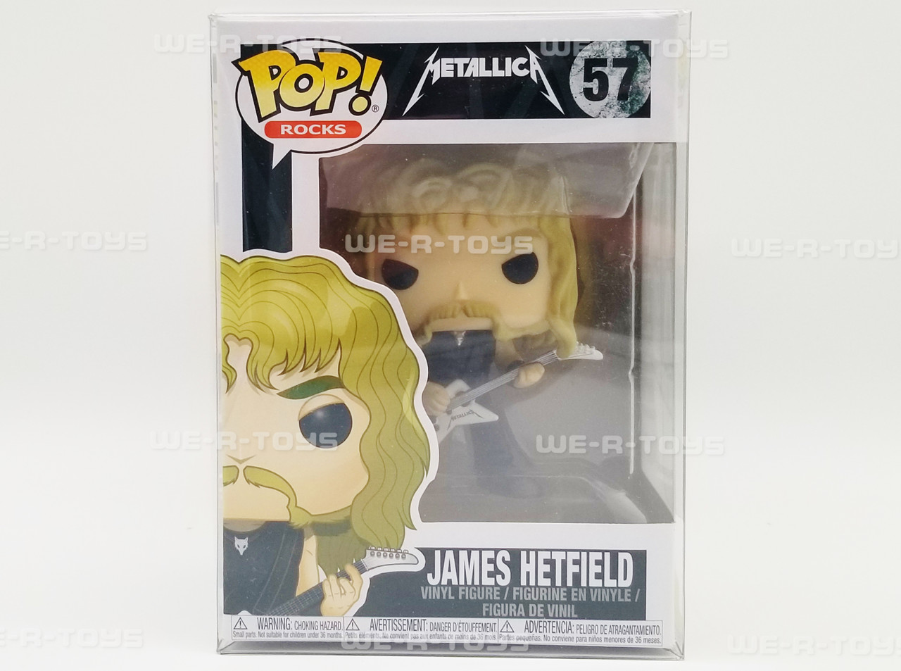 Funko Pop James Hetfield Vinyl Figure Metallica Pop! Rocks No. 57