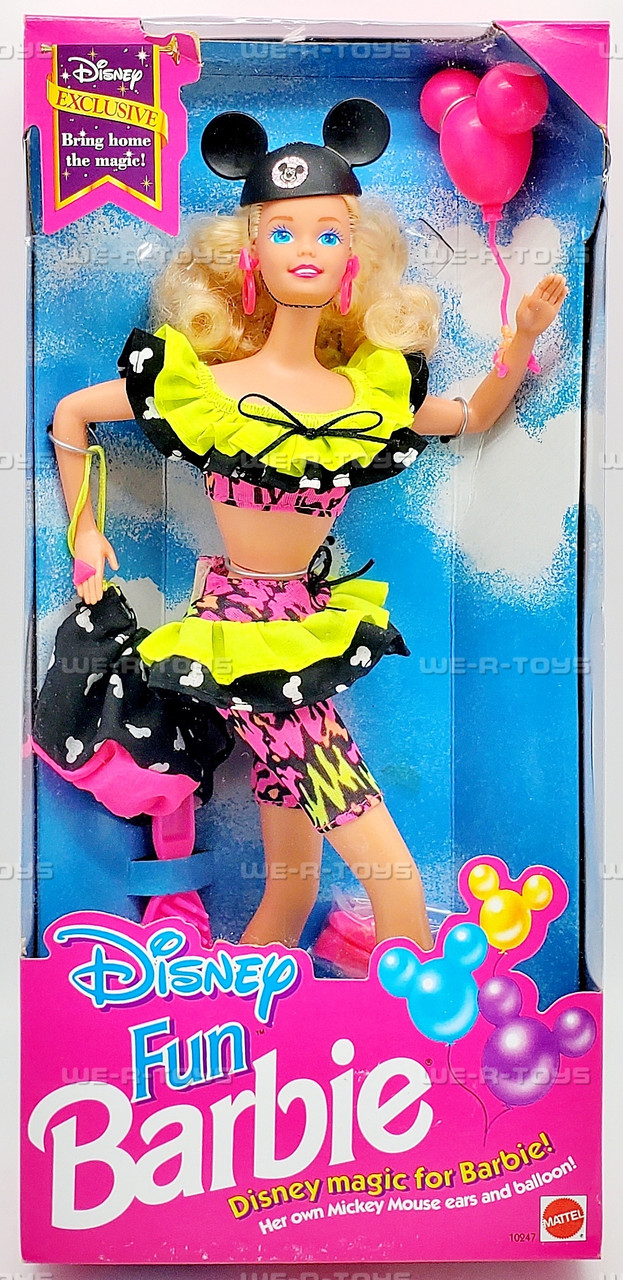 Disney Fun Barbie Doll Disney Park Exclusive 1992 Mattel 10247