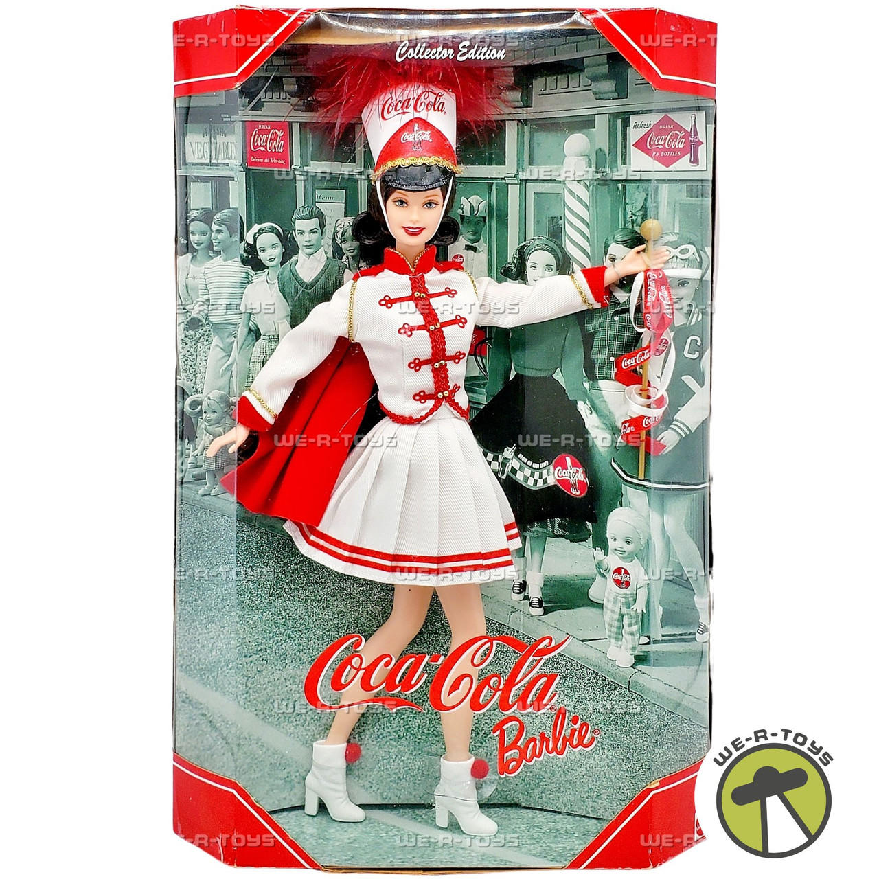 Coca Cola Majorette Barbie Doll Collector Edition 2001 Coca Cola Majorette Barbie Doll Collector Edition 2001