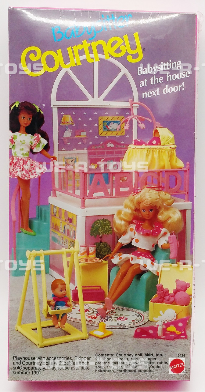 Barbie 1990 Babysitter Courtney Best Friend Of Skipper 9434 NRFB