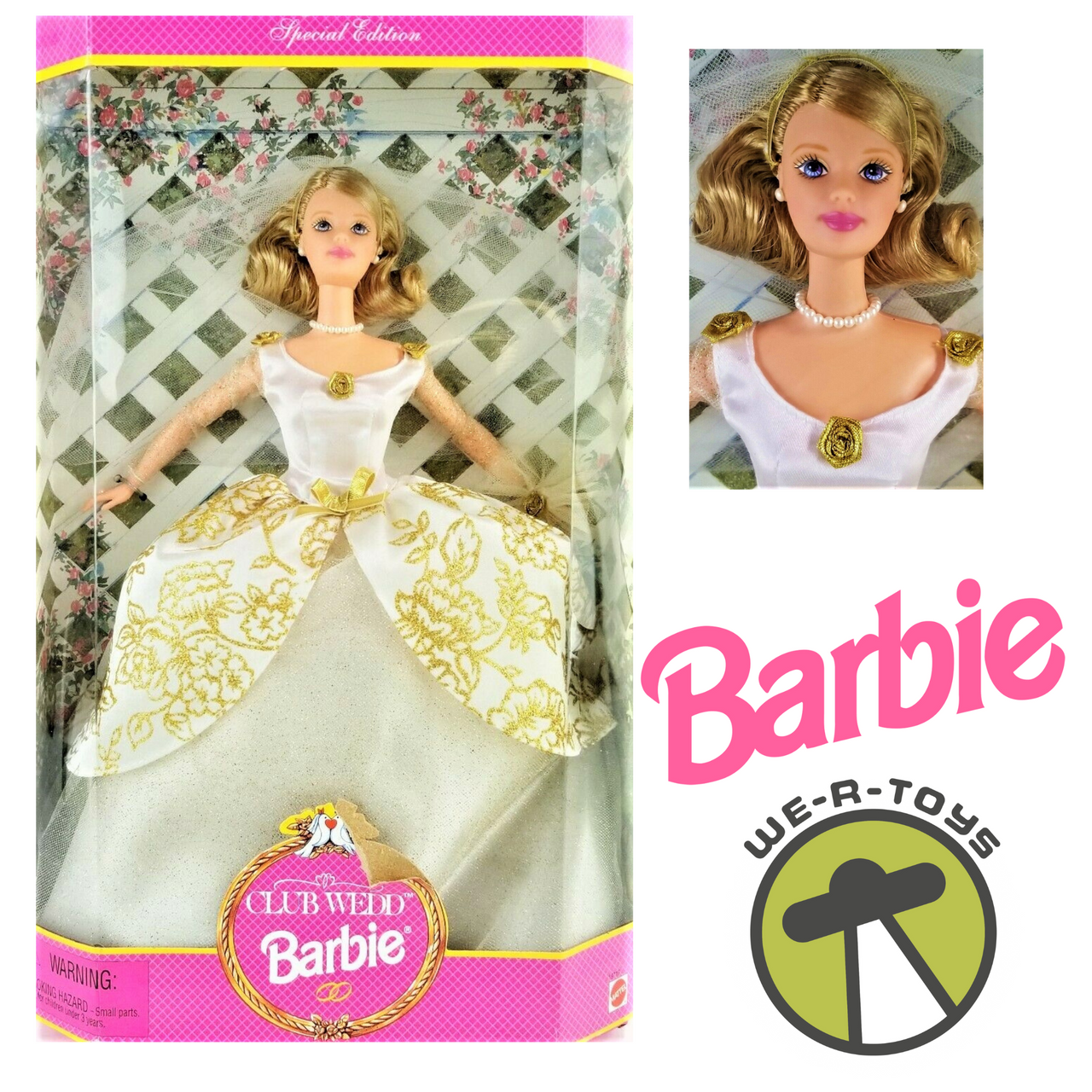 Club Wedd Barbie Doll Blonde Special Edition 1997 Mattel 19717