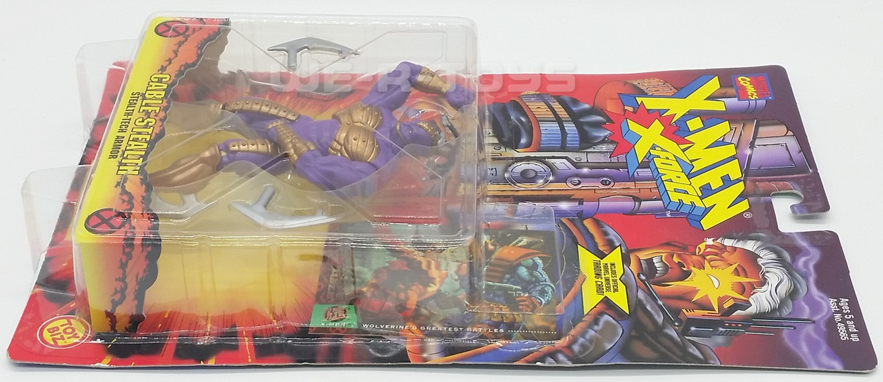 X-MEN X-FORCE CABLE STEALTH FIGURE WITH STEALTH TECH ARMOR フィギュア ダイキャスト 人形 Vintage 1996 Marvel Comics X-men X-force Cable Stealth Tech Armor