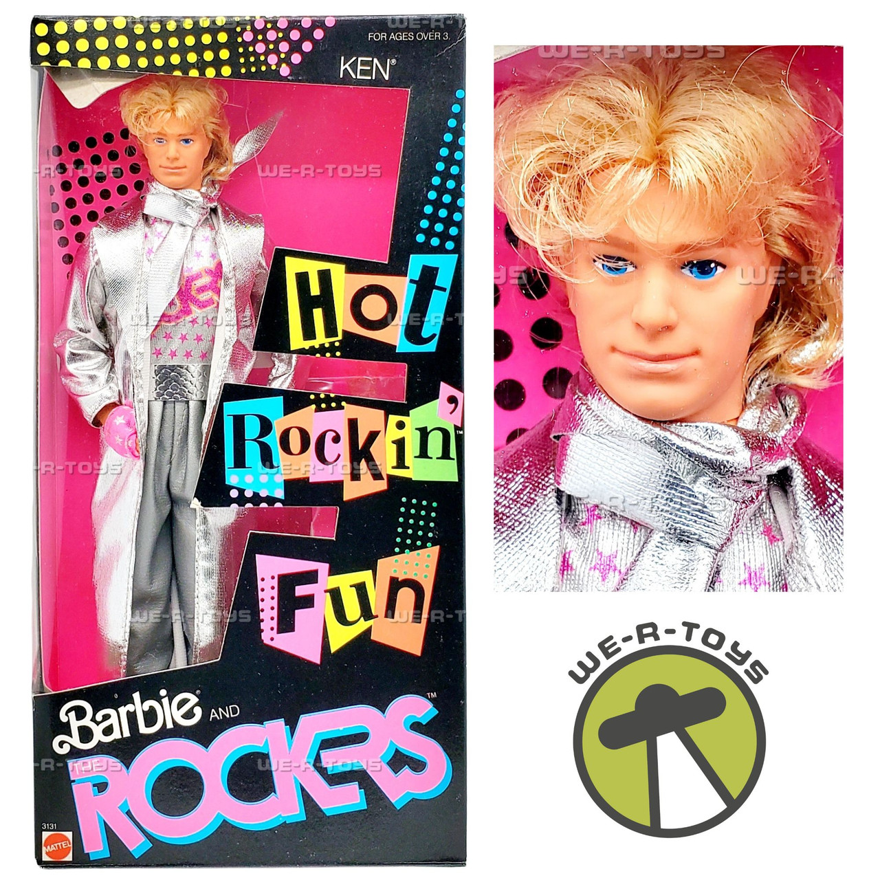 Barbie and The Rockers Ken Doll Hot Rockin' Fun 1986 Mattel No