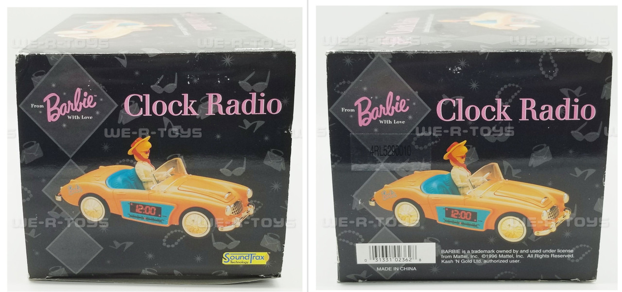 barbie clock radio 1962 convertible