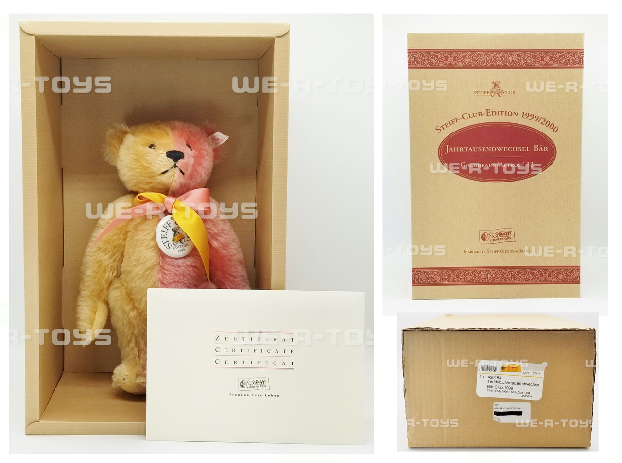 Steiff Club Edition Teddy Bear 1999/2000 Jahrtausendwechsel