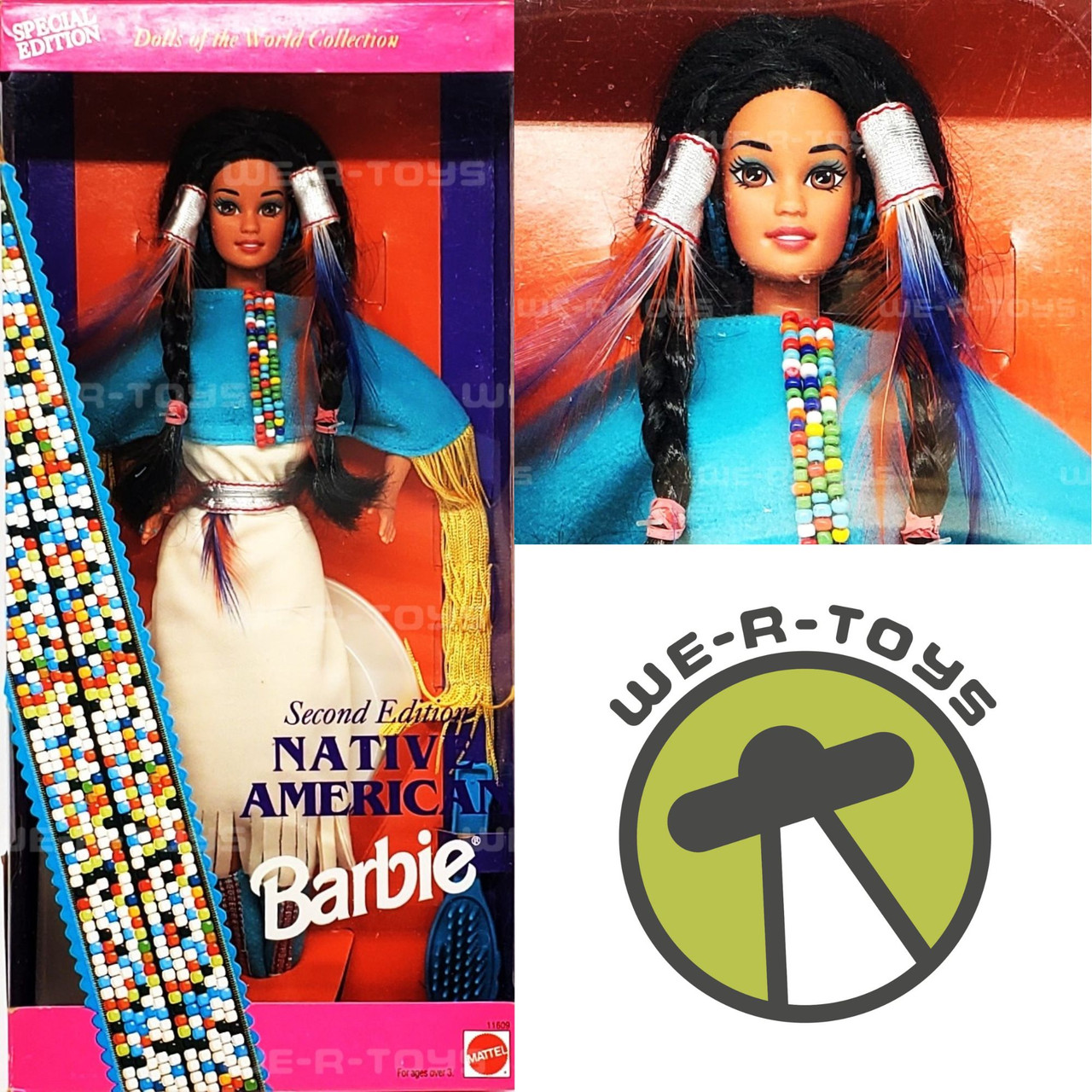 Native American Barbie Dolls of the World Second Edition Mattel #11609 1993