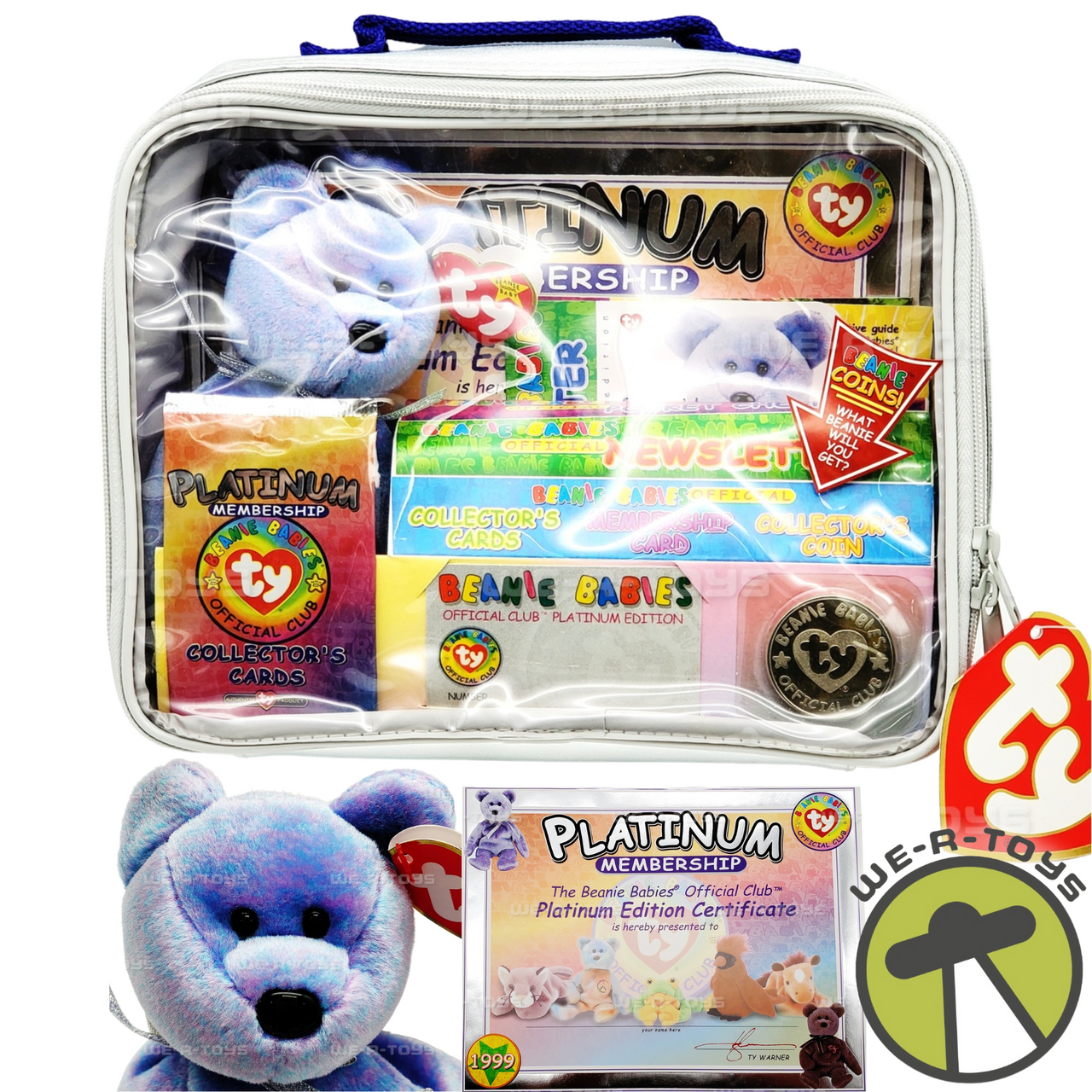 TY Beanie Babies Official Club Platinum Membership Kit 1999 TY Beanie Babies Official Club Platinum Membership Kit 1999