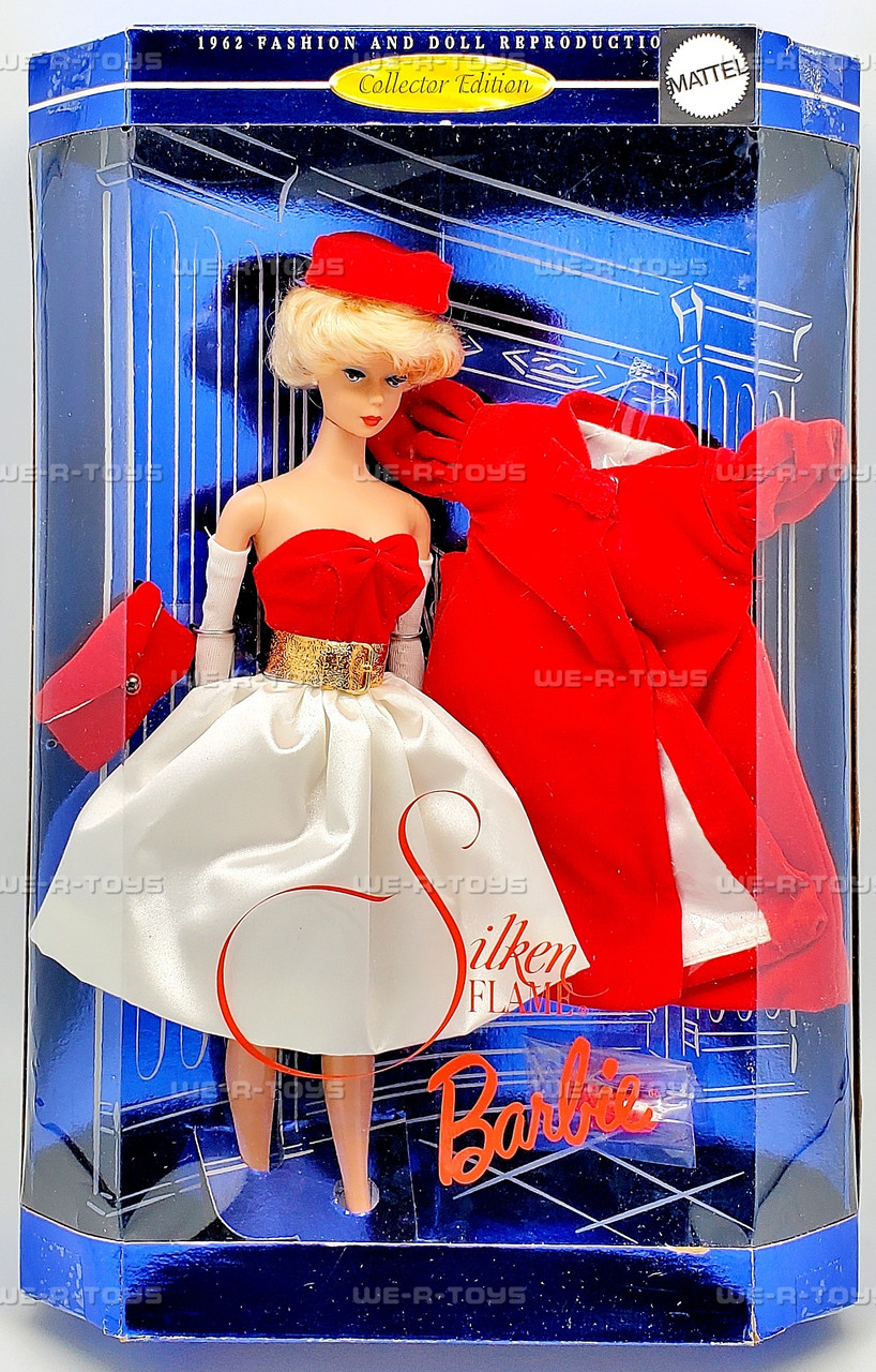 Silken Flame 1962 Reproduction Barbie Doll 1998 Mattel 18449