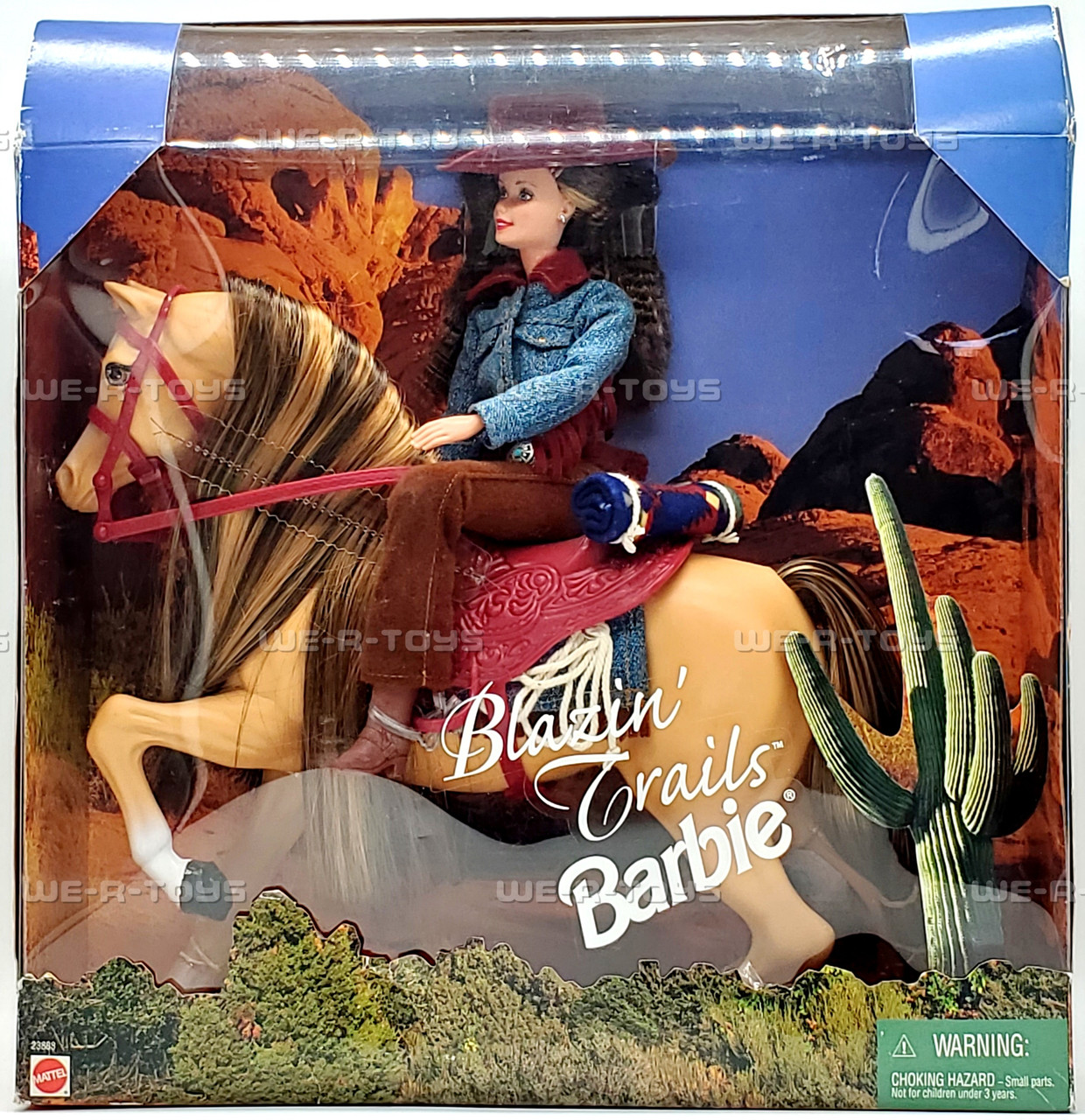 Blazin' Trails Barbie Doll with Horse 1991 Mattel 23888