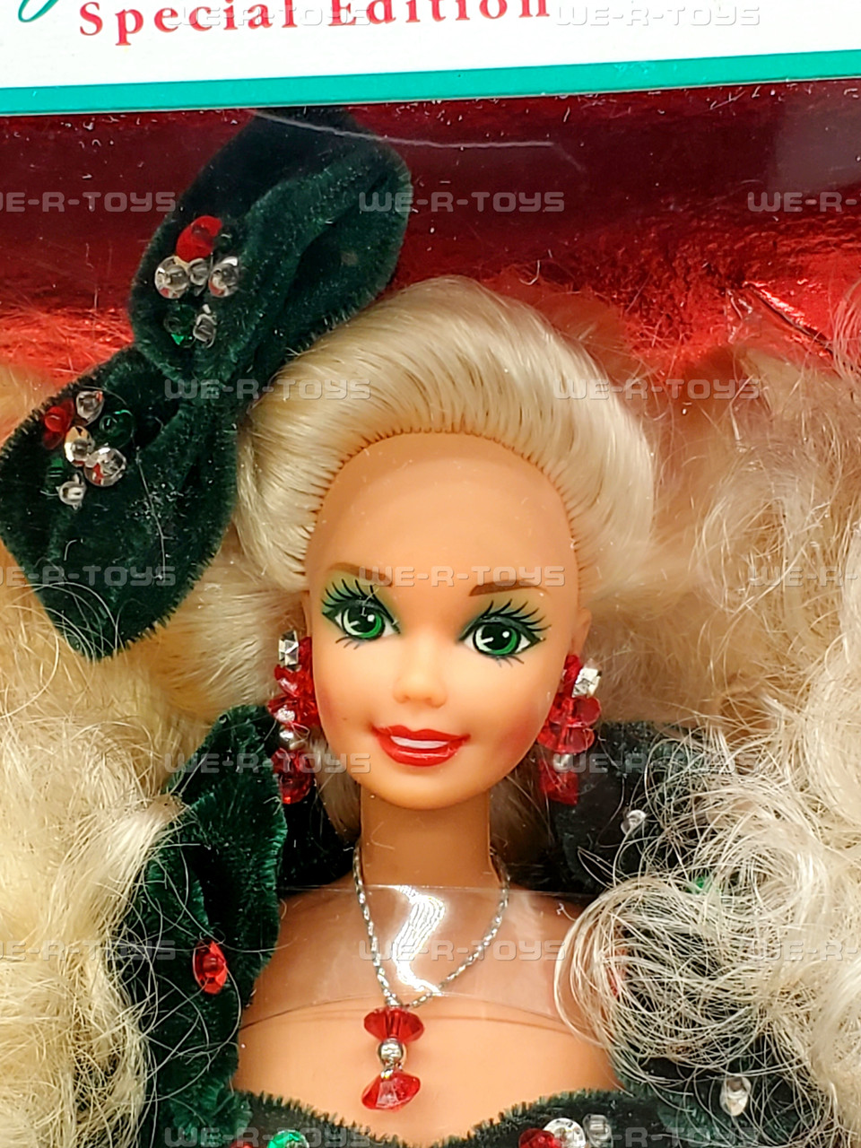 1998 Vintage RARE Box Error Mattel Happy Holidays Special Edition Barbie NRFB Happy Holidays Special Edition