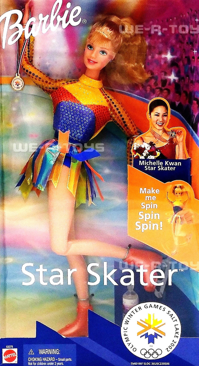 2001 Star Skater Barbie Doll Special Edition Mattel #53375 SLC Olympics