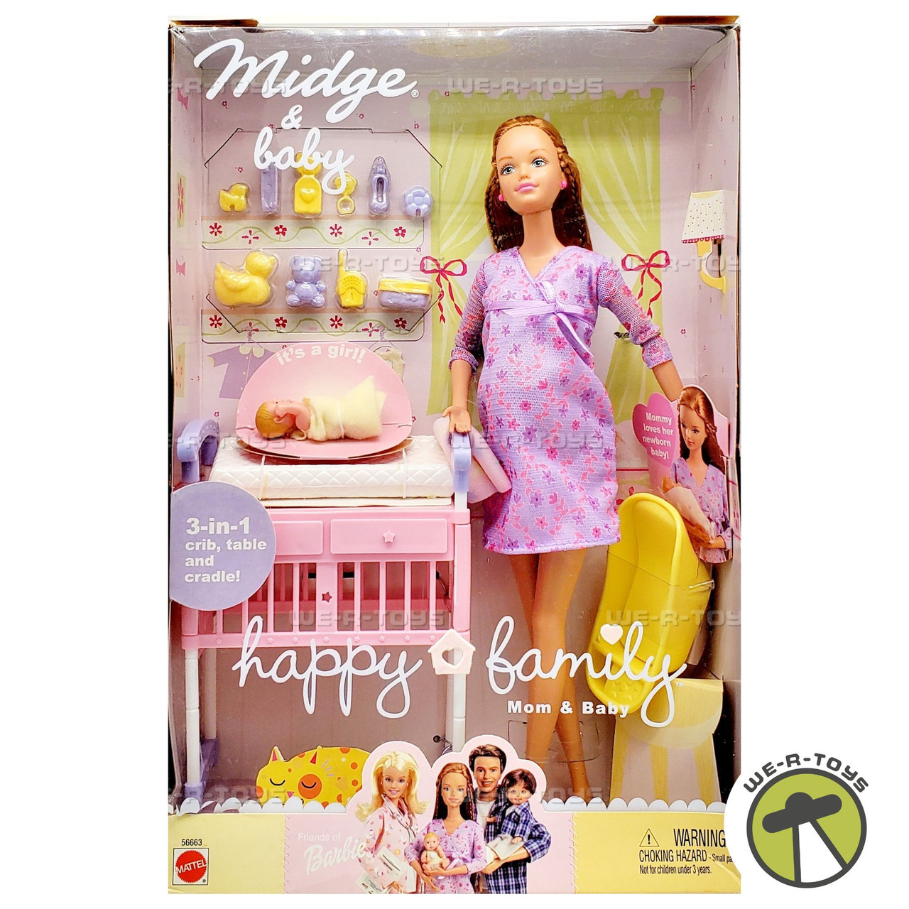 midge & baby happy family barbie