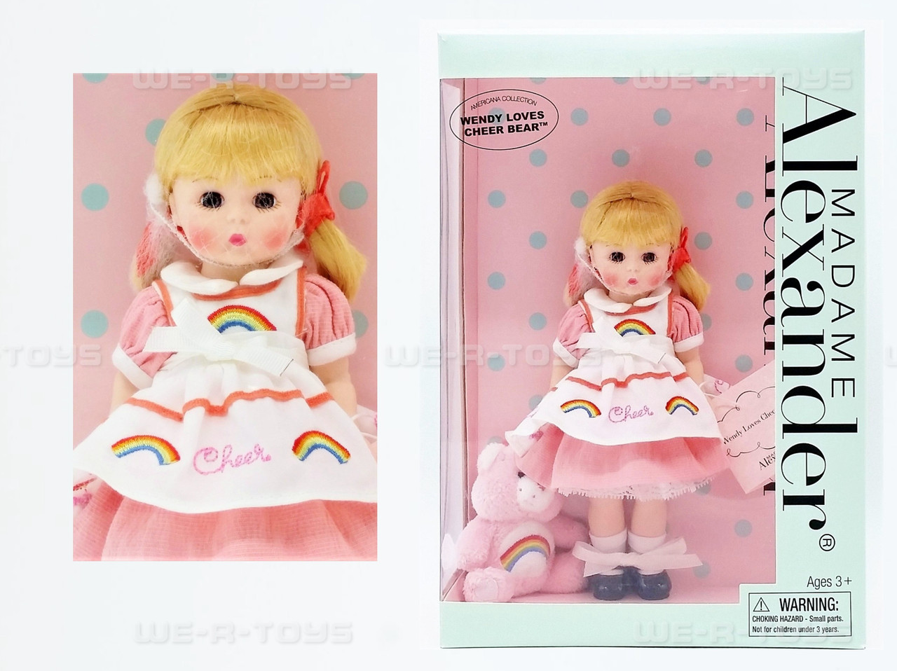 Madame Alexander Wendy Loves Cheer Bear Care Bear 8