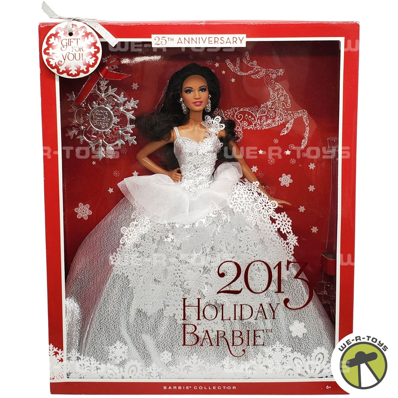 25th Anniversary 2013 Holiday Barbie African American Doll Mattel