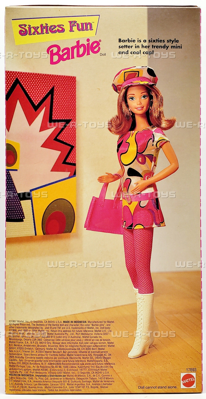 Sixties Fun Barbie Doll Special Edition Red Hair 1997 Mattel 17693