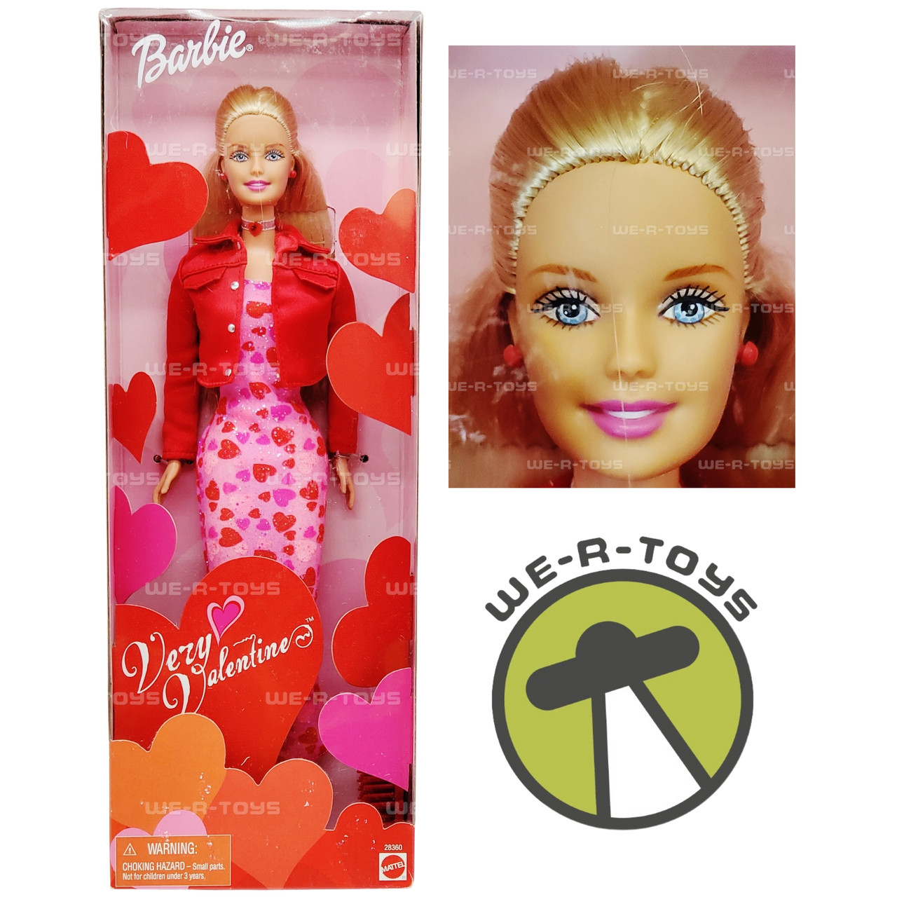 Very Valentine Barbie Doll 2000 Mattel #28360 NRFB