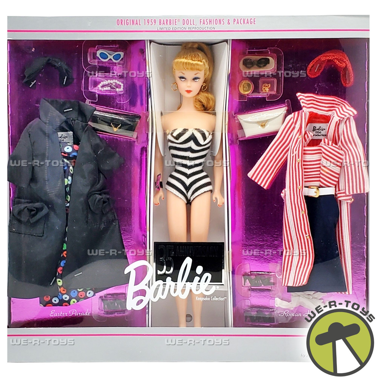 1994 Barbie 35th Anniversary Giftset 1959 Reproduction Doll and